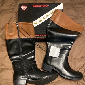 New in Box Rocky & Candy Faux Leather Boots. Size 8.5
